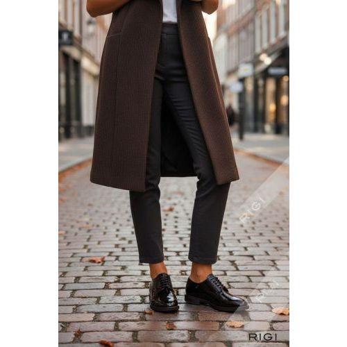 Luca Grossi B038M veterschoen in bruin lakleer voor dames. 