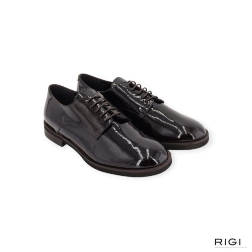 Luca Grossi B038M veterschoen in bruin lakleer voor dames. 