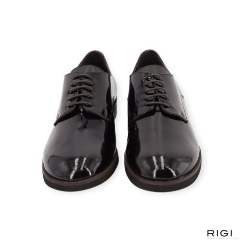 Luca Grossi B038M veterschoen in bruin lakleer voor dames. 