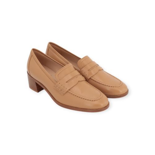 Luca Grossi dames mocassin in camel leer. 