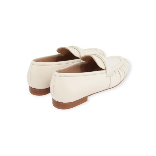 Luca Grossi dames mocassin in off wit leer.