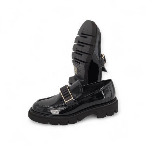 Luca Grossi Mocassins - Loafers Zwart dames (L446 - L446) - Rigi