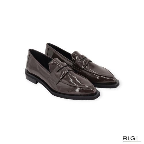 Luxury Brand Milano LBM1016 mocassin in bruin lakleer voor dames. 