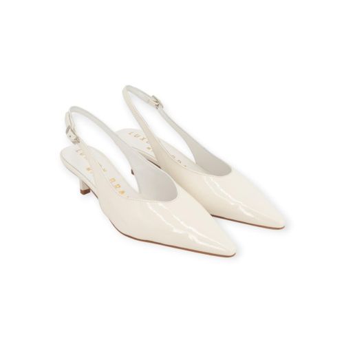 Luxury Brand Milano dames pump in witte lak.