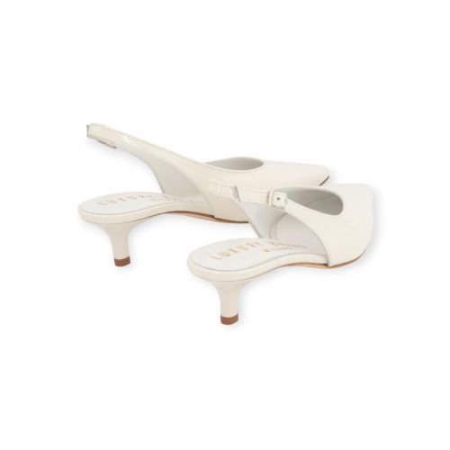 Luxury Brand Milano dames pump in witte lak.