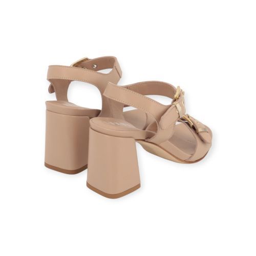 Luxury Brand Milano dames sandaal in beige leer. Luxury Brand Milano dames sandaal in beige leer.