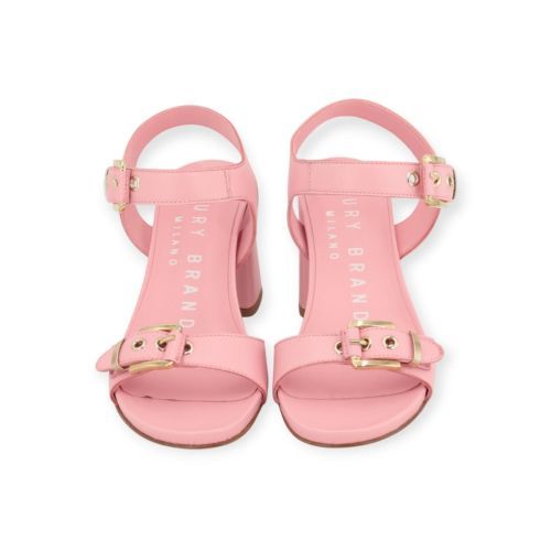 Luxury Brand Milano dames sandaal in roze leer. Luxury Brand Milano dames sandaal in roze leer.