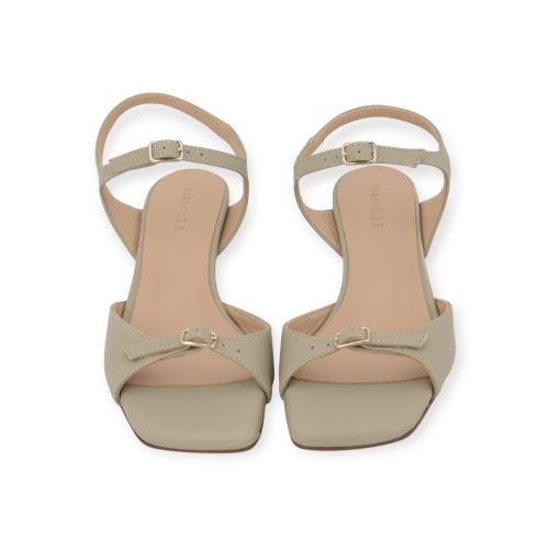 March 23 Barcelona Sandaal voor dames in licht groen leer. 