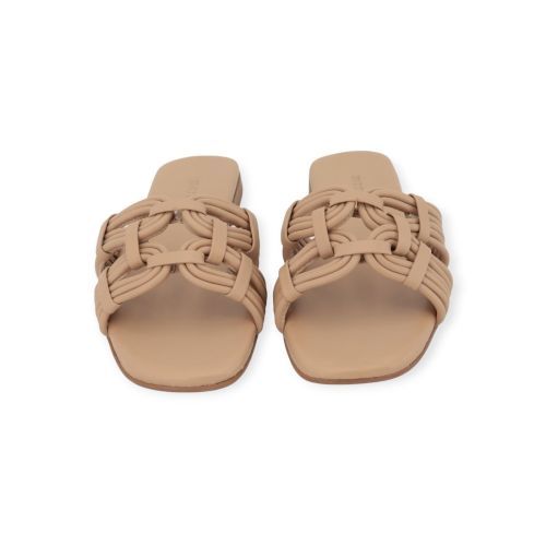 March23 Palermo muiltje in beige leer voor dames. 