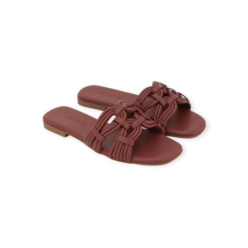 March23 Palermo muiltje in donker roze leer voor dames. March23 Palermo muiltje in donker roze leer voor dames.