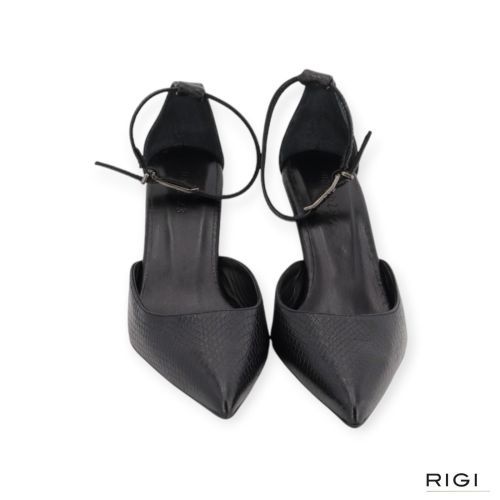 March23 Ruby pump in zwart python leer voor dames. March23 Ruby pump in zwart python leer voor dames.