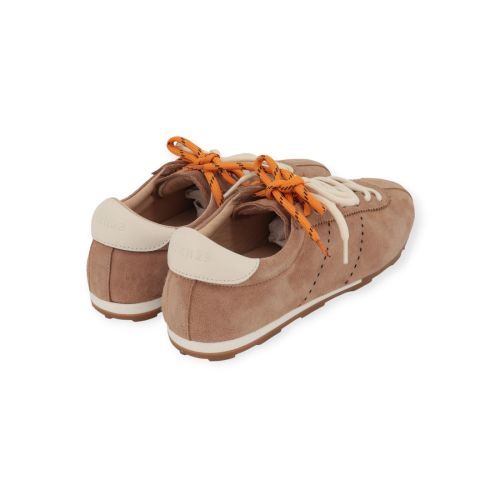 March 23 Seattle sneaker voor dames in beige – lichtbruin suède. 
