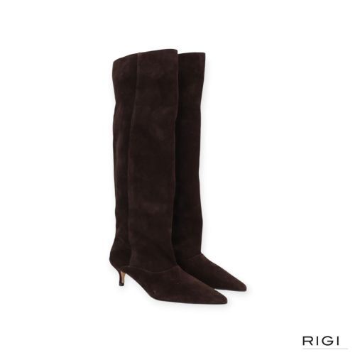 March 23 Tosette Boot dames laars in bruin suede.