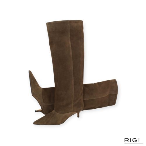 March 23 Tosette Boot dames laars in olive suede.