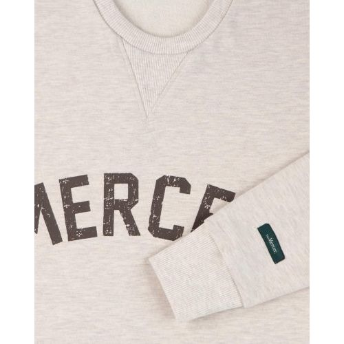 Mercer Sweater - Trui Beige unisex (Mercer Logo Sweat MEAP261010 - Mercer Logo Sweat MEAP261010) - Rigi