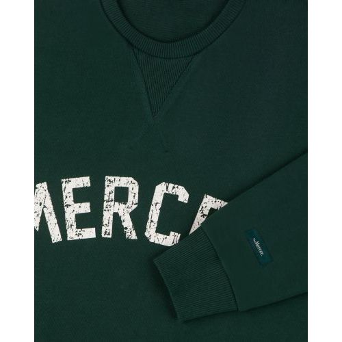 Mercer Sweater - Trui Groen unisex (Mercer Logo Sweat MEAP261010 - Mercer Logo Sweat MEAP261010) - Rigi