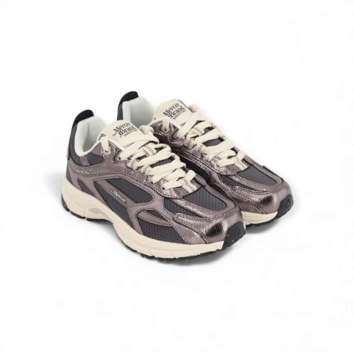 Mercer The Re-Run Cracked ME253004 dames sneaker in brons/blauw. Mercer The Re-Run Cracked ME253004 dames sneaker in brons/blauw.