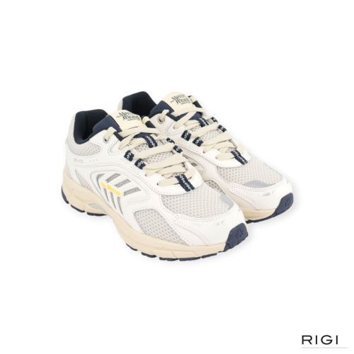 Mercer Re-Run Evo Nappa sneaker in wit leer voor heren. Mercer Re-Run Evo Nappa sneaker in wit leer voor heren.