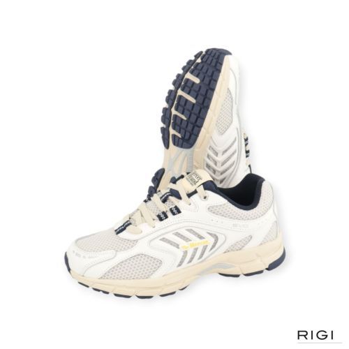 Mercer Re-Run Evo Nappa sneaker in wit leer voor heren. Mercer Re-Run Evo Nappa sneaker in wit leer voor heren.