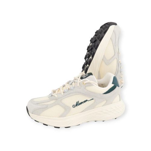 Mercer The Re-Run Max EVO sneaker in grijs met groen voor heren. 