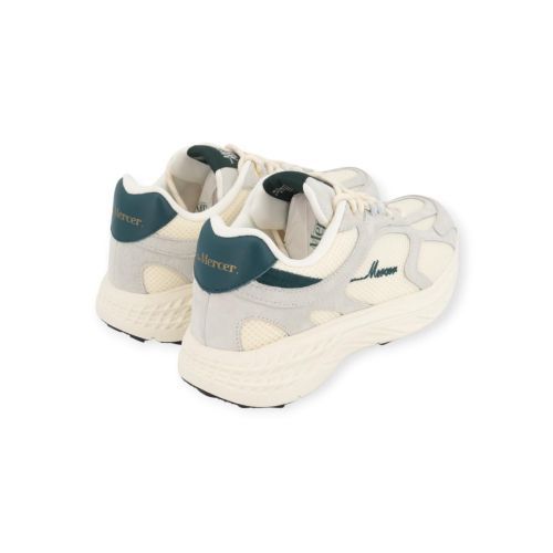 Mercer The Re-Run Max EVO sneaker in grijs met groen voor heren. 