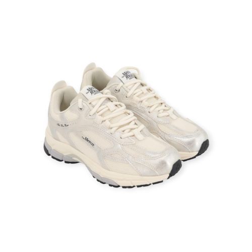 Mercer The Re-Run Metallic sneaker in zilver voor dames. 