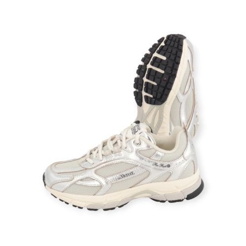 Mercer The Re-Run Pine sneaker in zilver voor dames. 