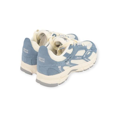 Mercer The Re-Run vintage sneaker in ice blauw suède voor dames. 