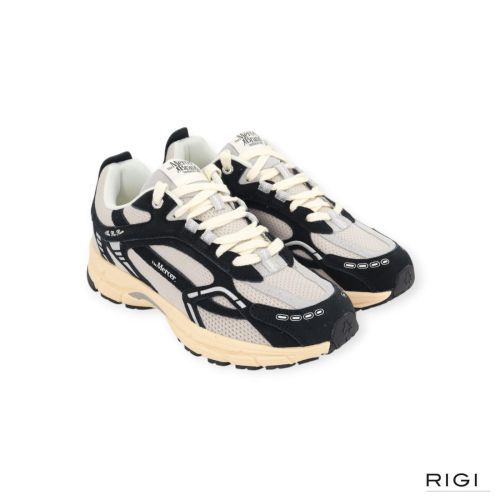 Mercer Re-Run Vintage sneaker in grijs suède voor heren. 