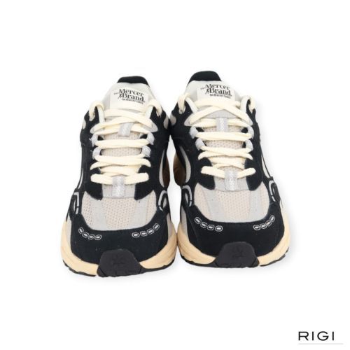 Mercer Re-Run Vintage sneaker in grijs suède voor heren. 