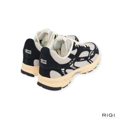 Mercer Re-Run Vintage sneaker in grijs suède voor heren. 