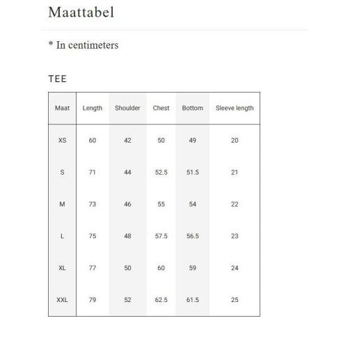 Mercer T-shirt Off wit unisex (The Subway Tee MEAP261004 - The Subway Tee MEAP261004) - Rigi