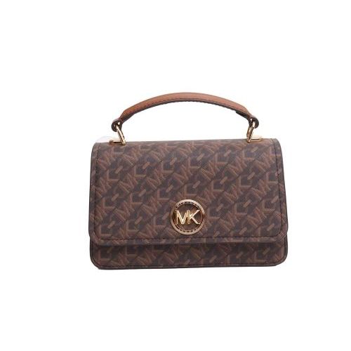 Michael Kors Hand- en schoudertas Bruin dames (32T4GD8C5B227 SM EW TH CHN Xbody Delance - 32T4GD8C5B227 SM EW TH CHN Xbo) - Rigi