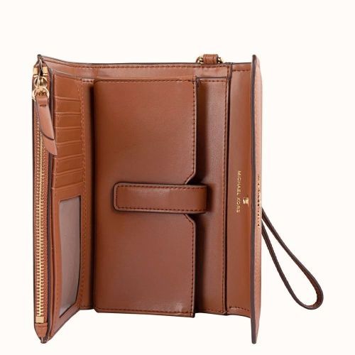 Michael Kors Portefeuille Cognac dames (Flap Phn Wristlet 34S2GT9W7L230 - Flap Phn Wristlet 34S2GT9W7L23) - Rigi