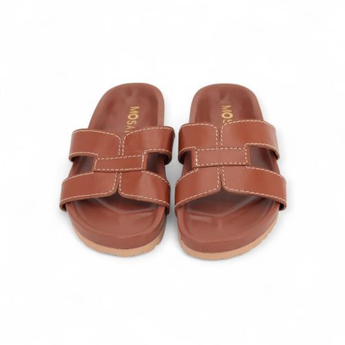 Mosaic Slipper - Muiltje  Cognac dames (Dune - Dune) - Rigi