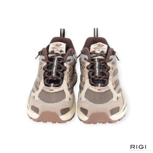 MRP Altitude dames sneaker in bruin multi kleuren suede leer.