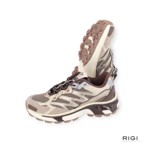 MRP Altitude dames sneaker in bruin multi kleuren suede leer.