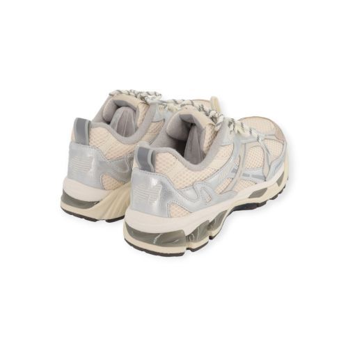 MRP Star Melrose V.2 sneaker in offwit zilver leer. MRP Star Melrose V.2 sneaker in offwit zilver leer.