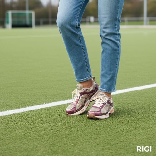 MRP Star Melrose V.5 sneaker in zilver met paars shining leer. MRP Star Melrose V.5 sneaker in zilver met paars shining leer.