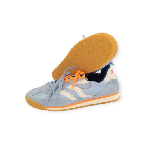 MRP Maripé Pure V11 sneaker dames in het lichtblauw suede.