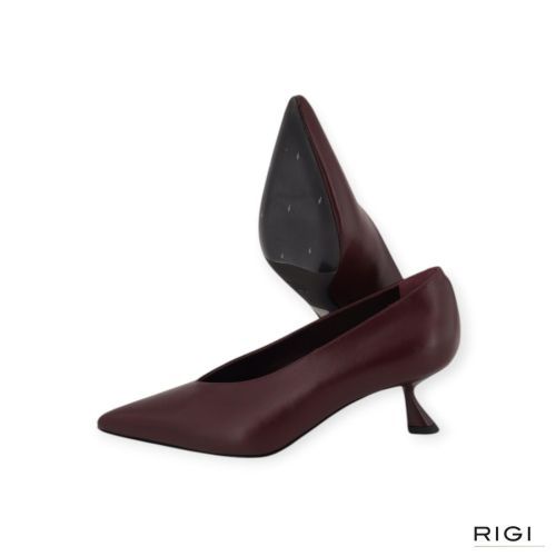 Natan N10055 pump in bordeaux leer voor dames. 