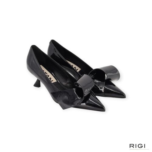 Natan N10103 pump in zwart lakleer voor dames. Natan N10103 pump in zwart lakleer voor dames.