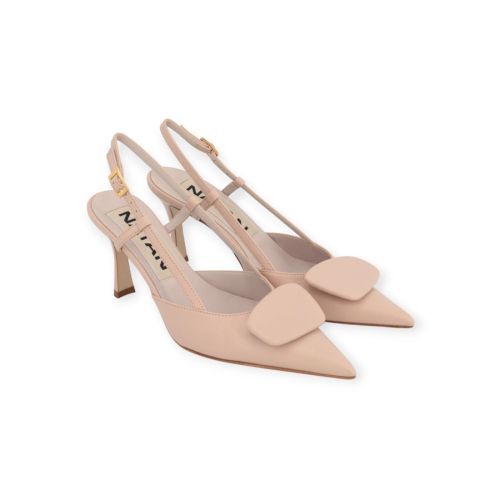 Natan Dunia pump in nude leer voor dames.