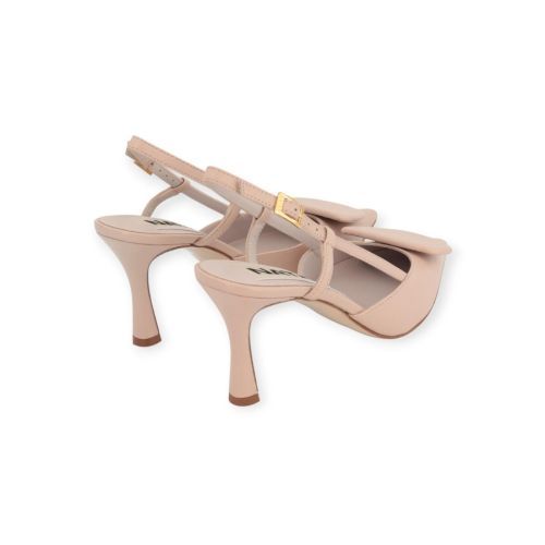 Natan Dunia pump in nude leer voor dames.