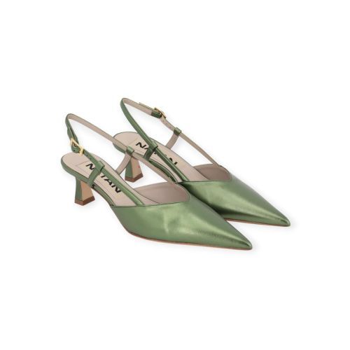 Natan N4108 pump in groen shining leer voor dames. 