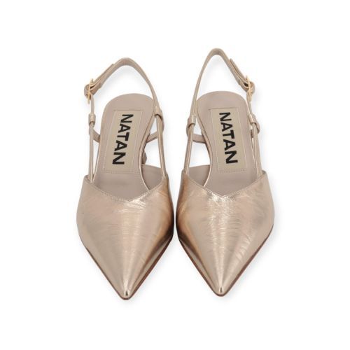 Natan N4108 pump in platino (goud) shining leer voor dames. Natan N4108 pump in platino (goud) shining leer voor dames.