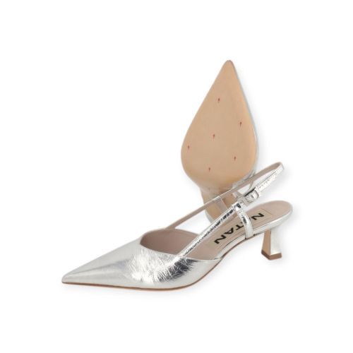 Natan N4108 pump in zilver shining leer voor dames. 