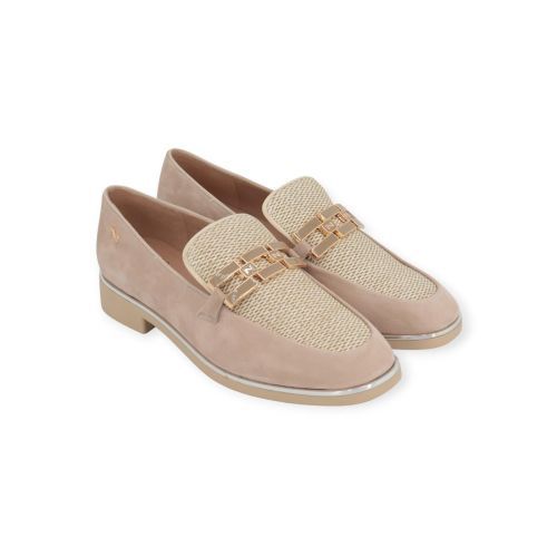Nathan-Baume dames mocassin in nude suede . Nathan-Baume dames mocassin in nude suede .