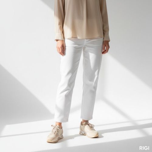 Nathan-Baume dames sneaker in beige suede.