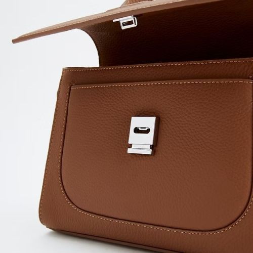 Nathan-Baume Cross body Cognac dames (Charlene Crossbody Bag With Flap N252 17 - Charlene Crossbody Bag With Fl) - Rigi